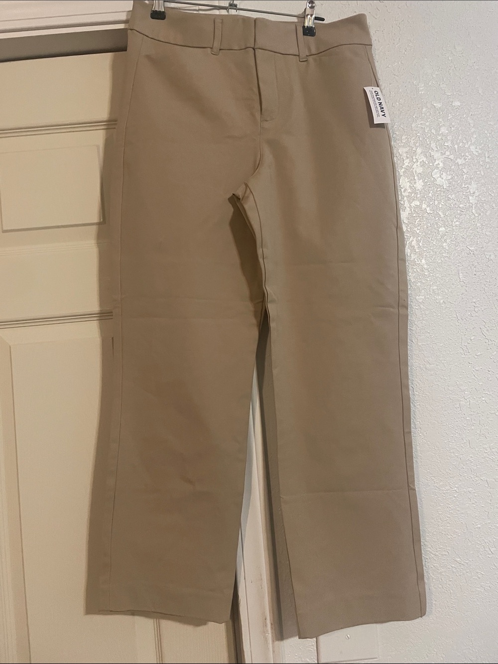 Old Navy Khaki Straight-Leg Trousers